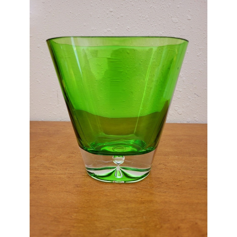 Controlled Bubble Emerald Green Oval Glass Vase - Better Homes & Gardens FTD